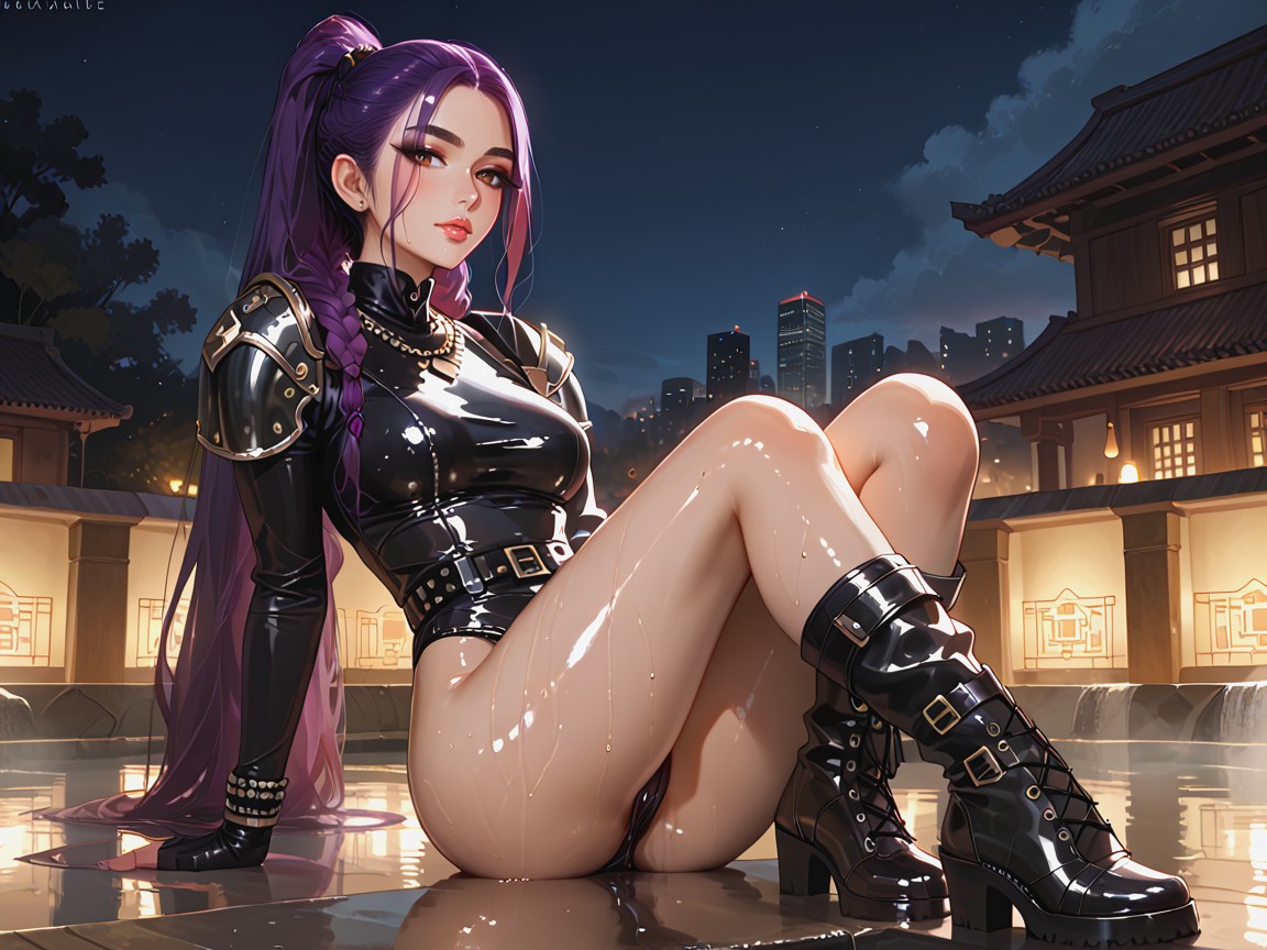 Skinny, Removing Panties, Thick Eyelashes Hentai AI Porn
