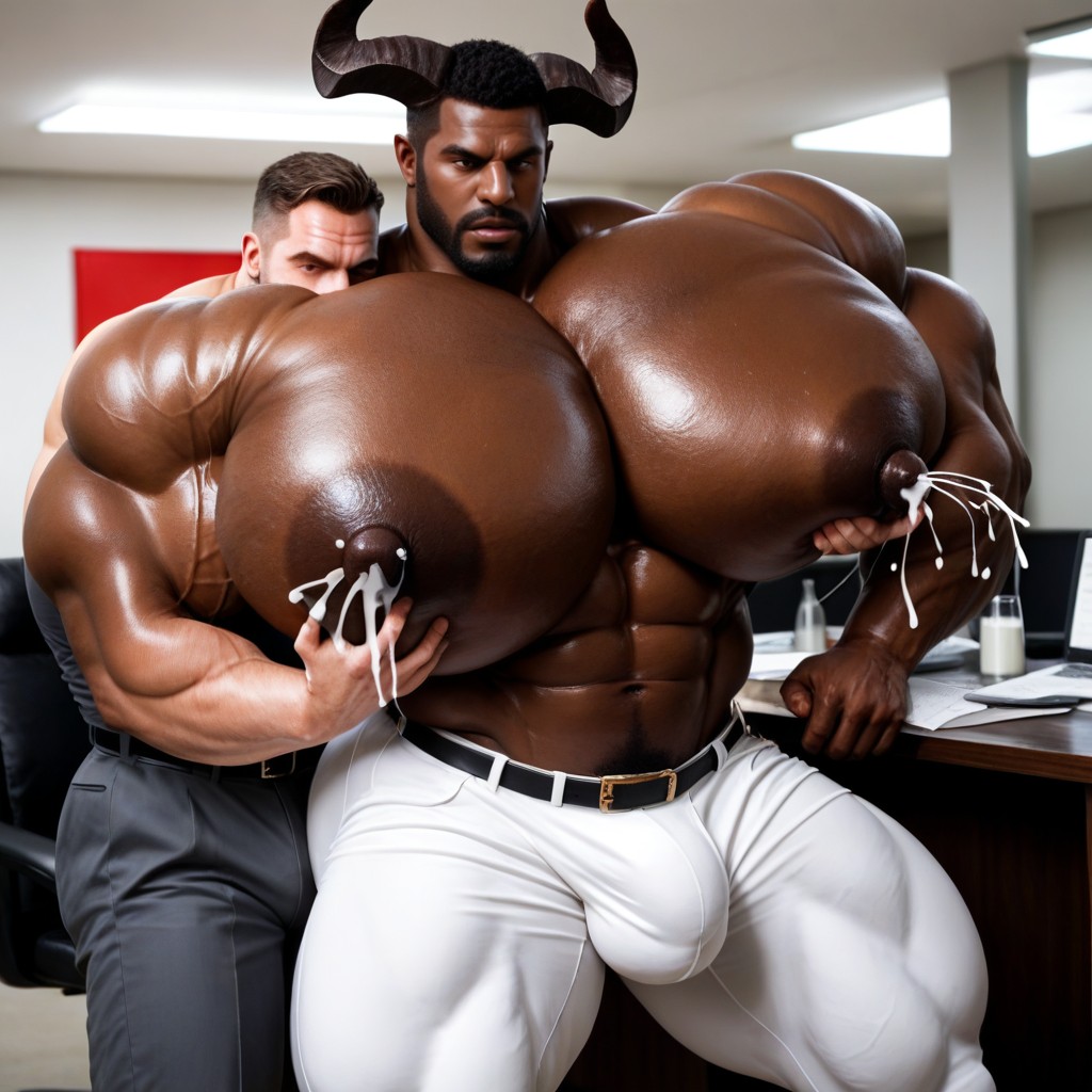 African Man, Lactation, Brown Skin Porno IA Gay