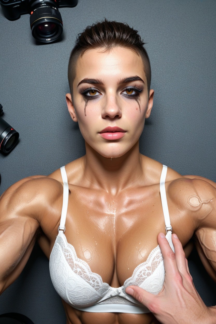 Close Up Camera, Crop Around Arms, Detailed AI Porn