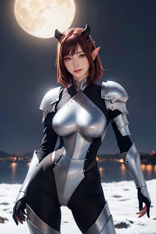 Body, Evil Smile, Red Eyes AI Porn