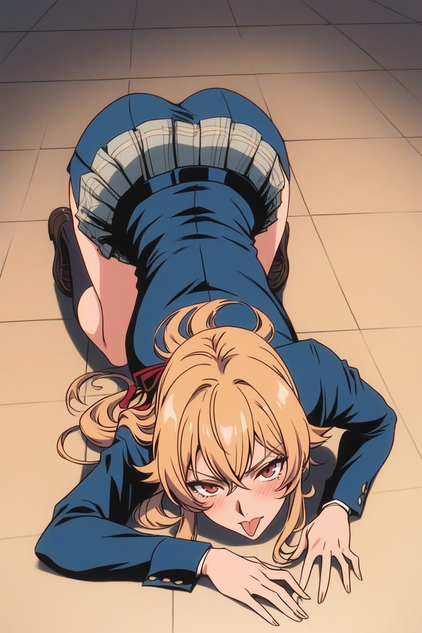 Soft Thighs, On All Fours, Full Body Hentai AI Porn