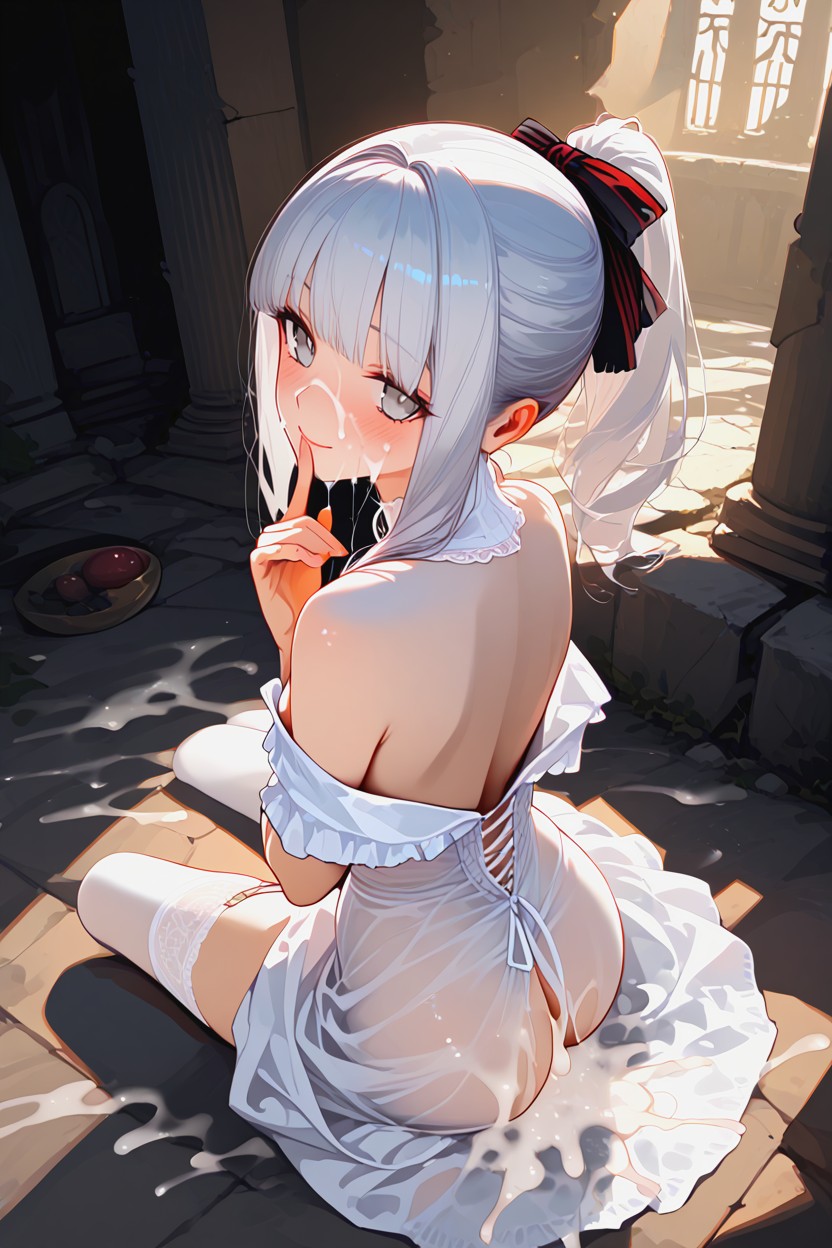 Pure And Angelic Appearance, Cum Like Gelatine Gel, Sunny AI Porn