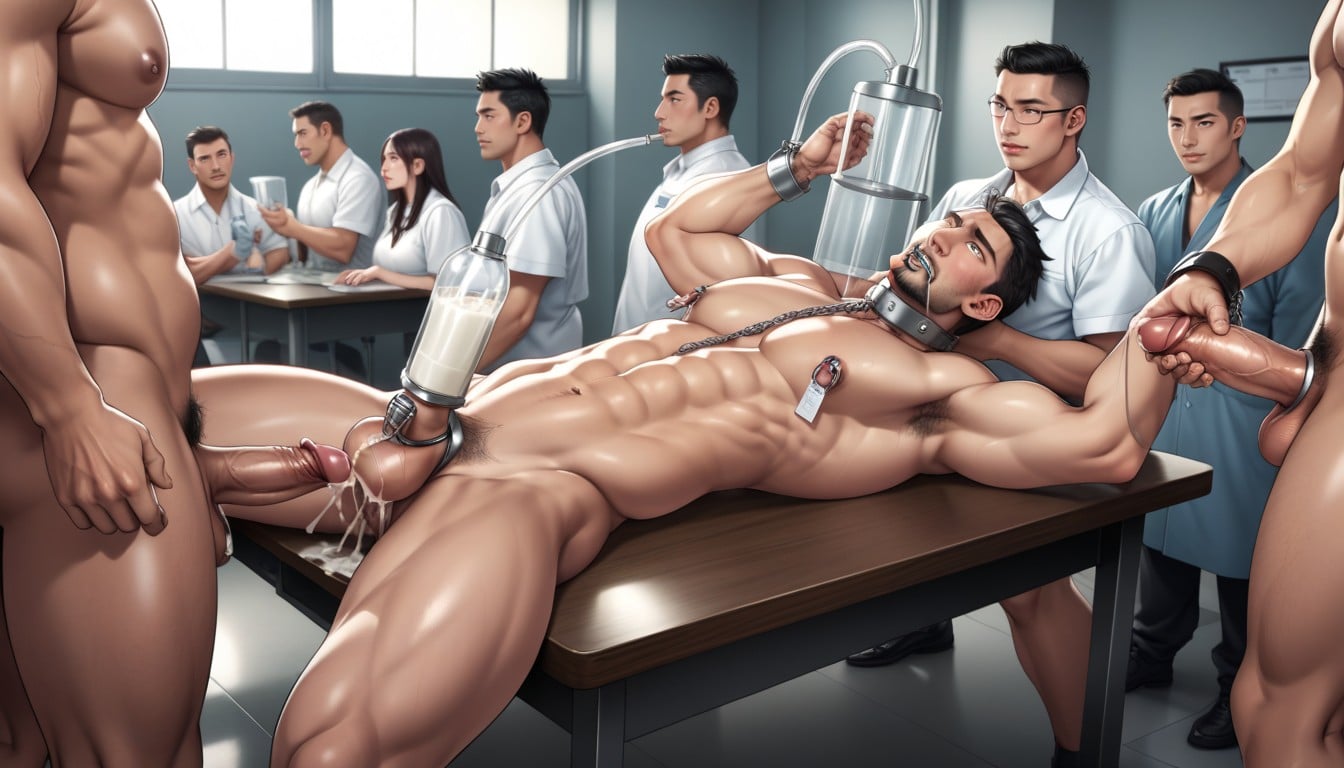 Hospital, Urethra Tube, Medical Cords AI Gay Porn