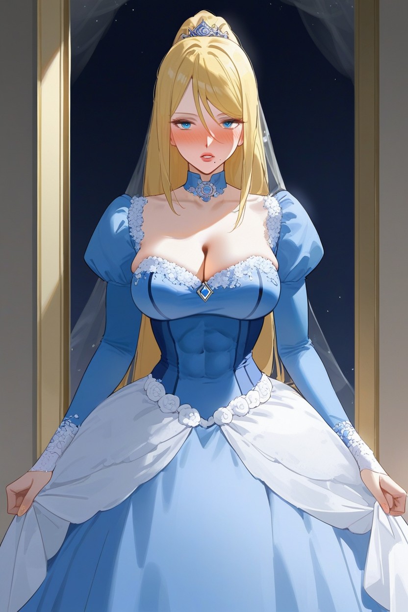 Palace Background, Detailed Eyes, Soft Bimbo Lips AI Porn