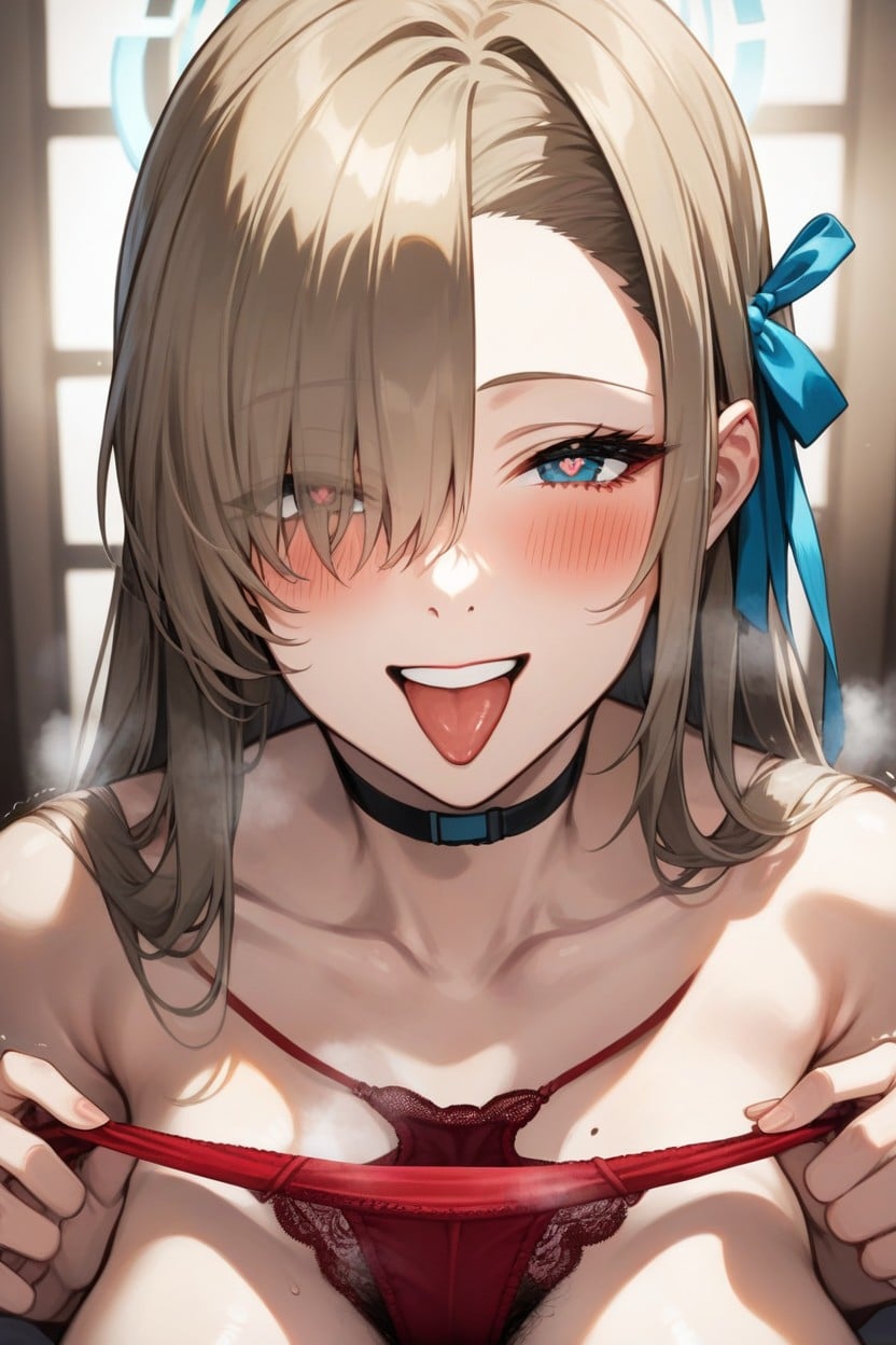 Pov, High Resolution, Red Skinpy Panty Tongue Out Hentai AI Porn