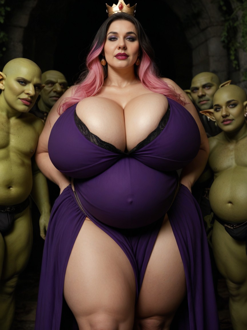 Mature Goblin Woman, Mature Woman, 1 Person AI Porn