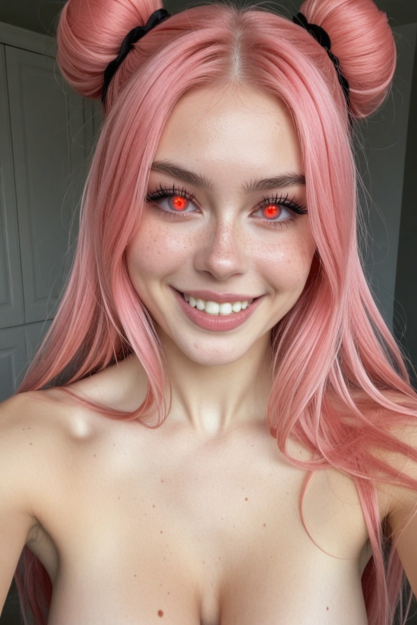 Layered Asian Style Hair, Shibuya Rin, Abs AI Porn