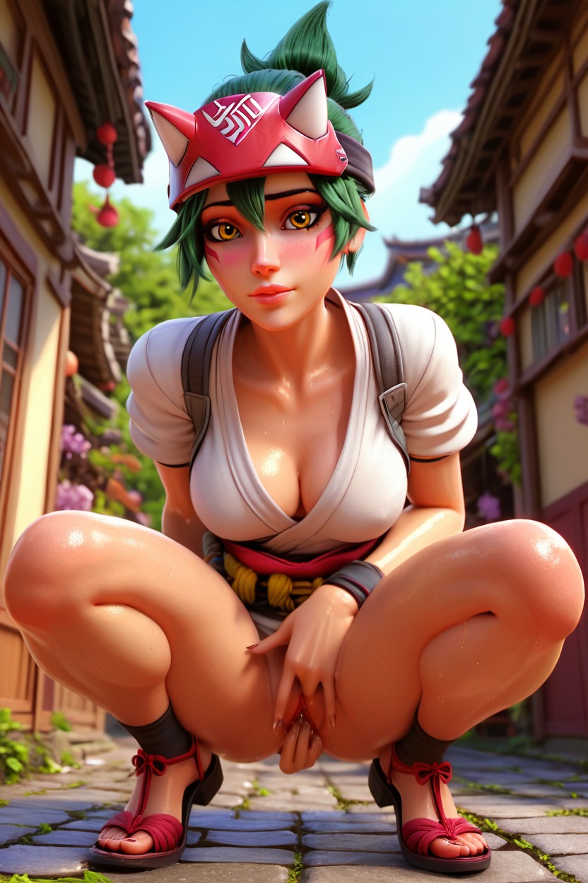 Fair Skin, 25+, Strong Light AI Porn