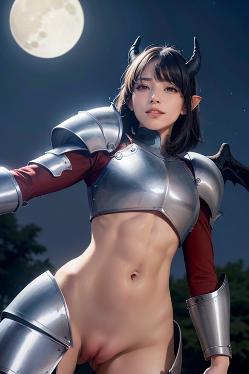 Moon, Gothic, Dark Fantasy AI Porn