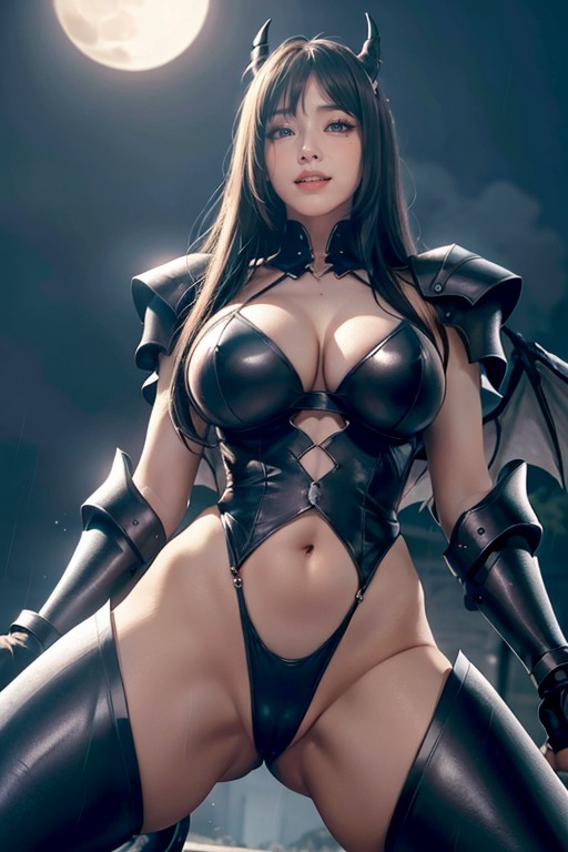 Extremely Waist, Cosplay, Pale Moon AI Porn