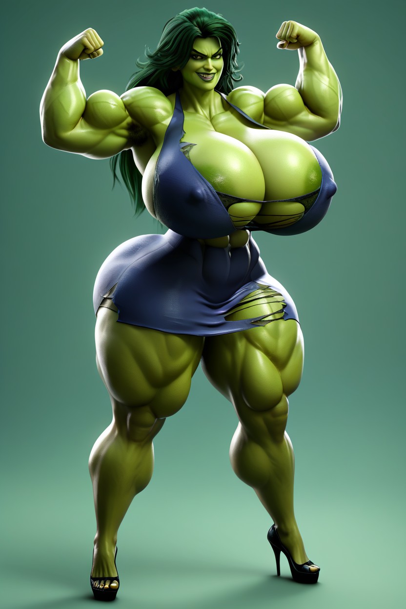 Muscular, Marvel, Abs AI Porn
