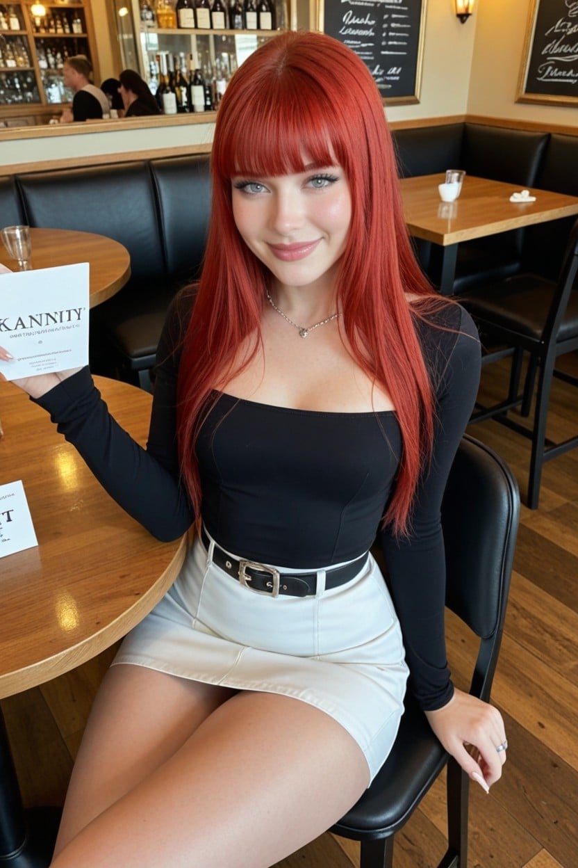 Looking At Viewer, Top Down, Smiling AI Porn