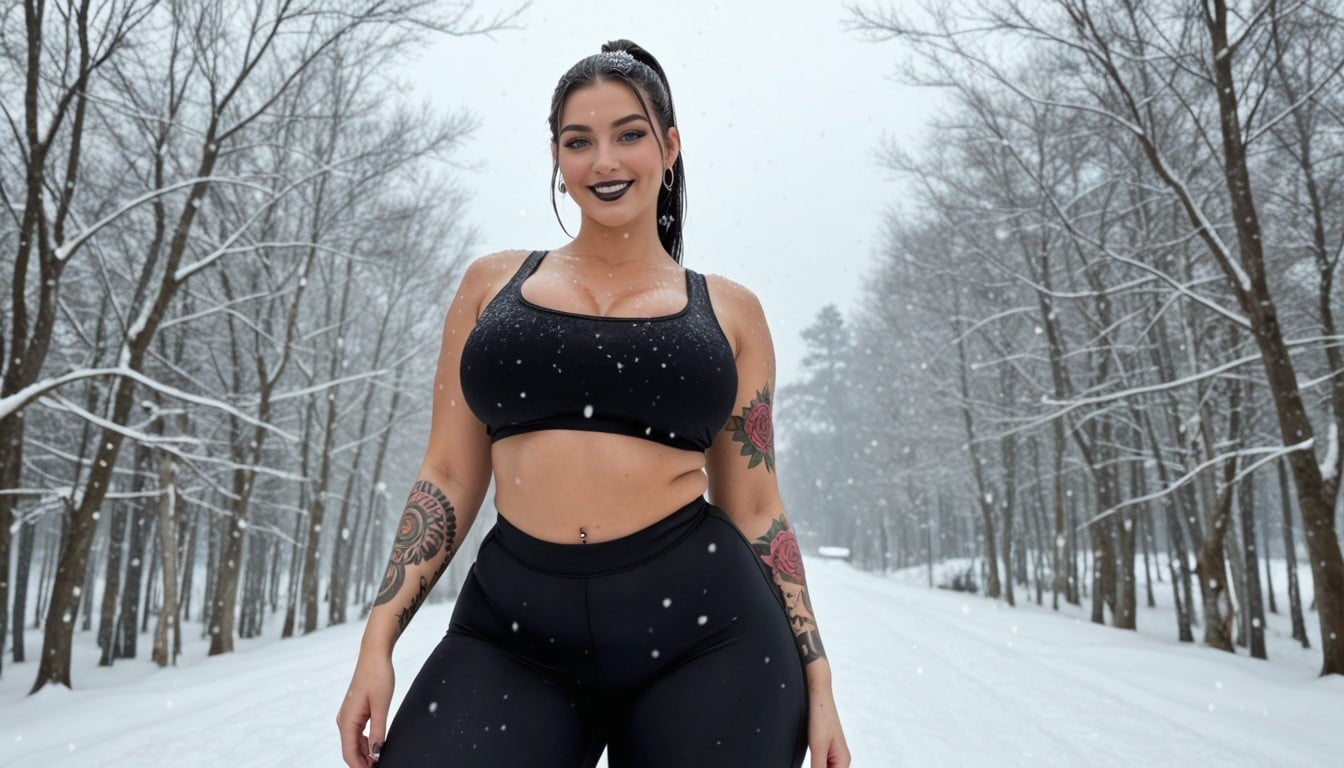 Wide Hips, Gigantic Thighs, Beautiful Eyes AI Porn
