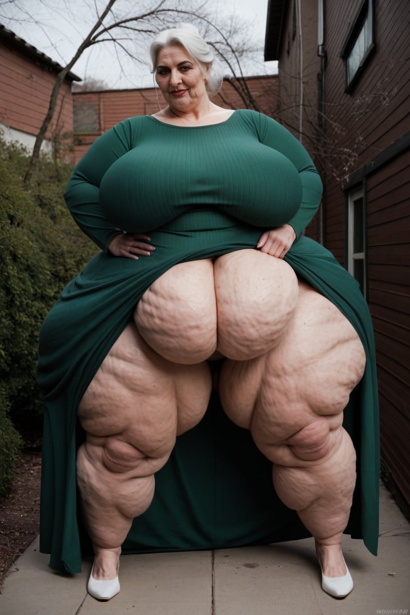 Gigantic Breasts, Gorgeous, Cellulite Arms AI Porn