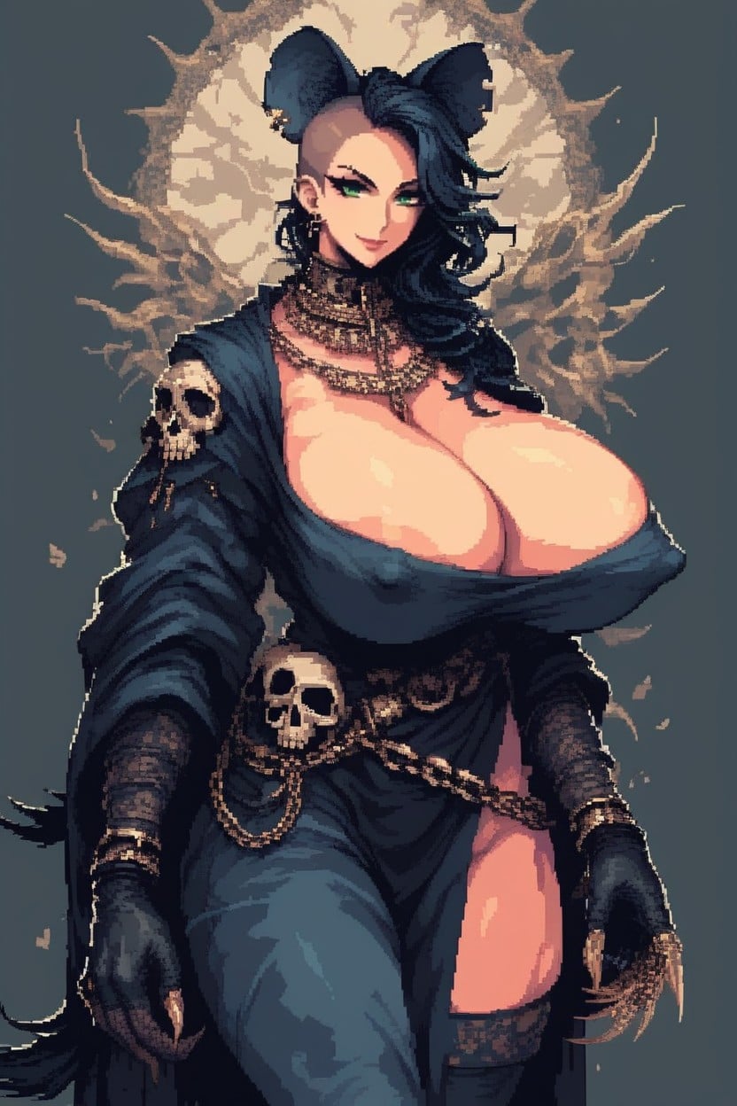 Toned Body, Light Skin, Sharp Nails Hentai AI Porn