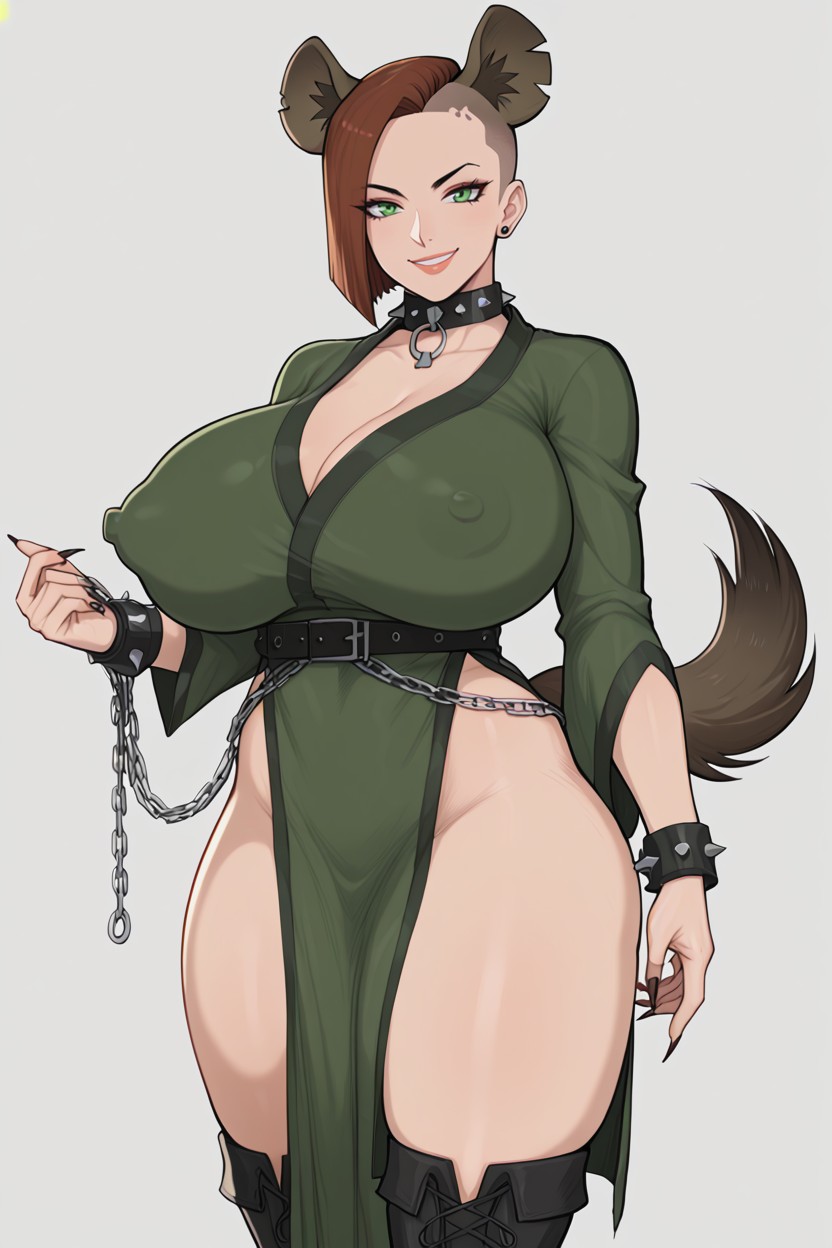 Bluefox, Brown Hair, Skindentation Hentai AI Porn