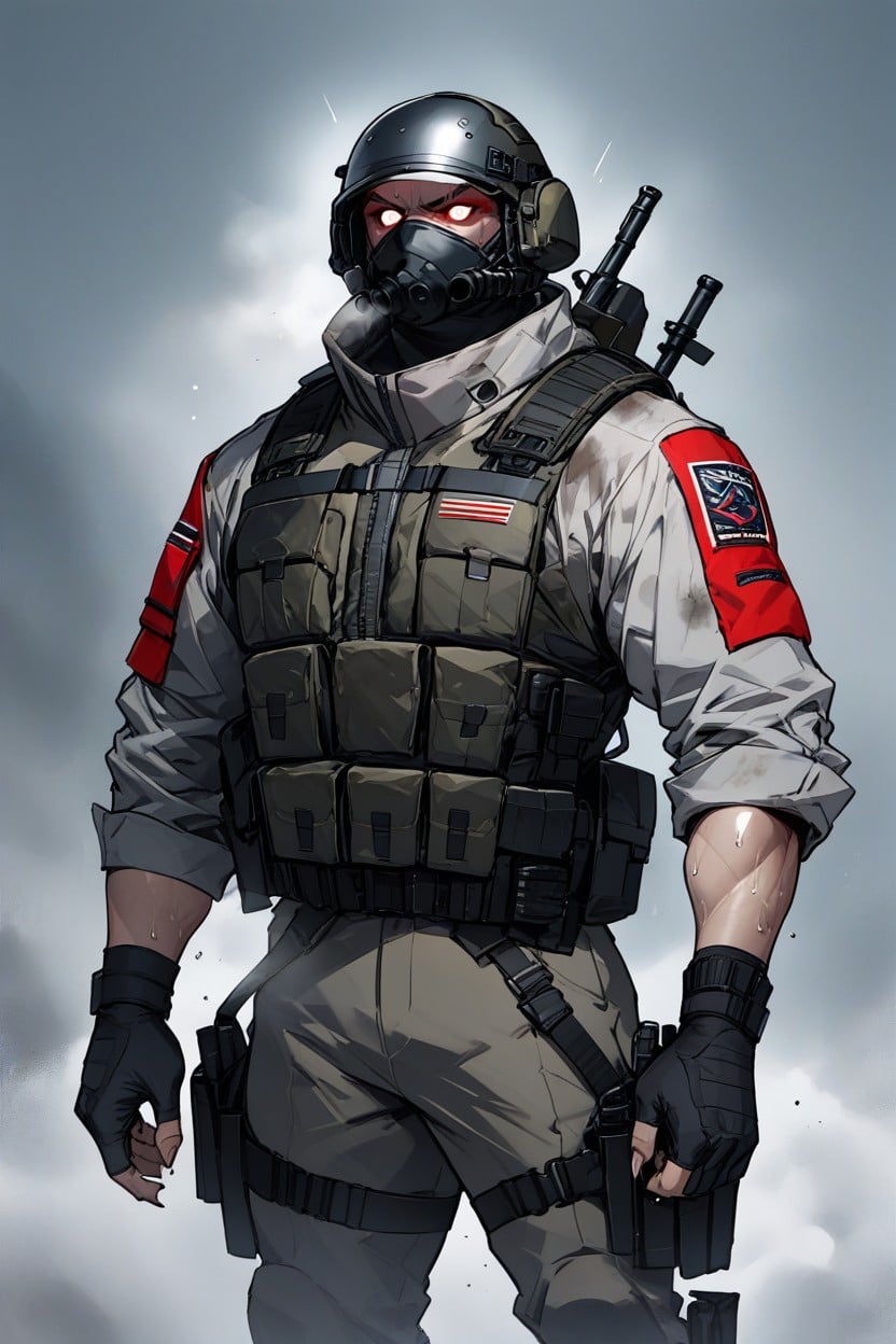 Battle Worn Gear, Chipped Paint, Faded Colors Hentai AI Porn