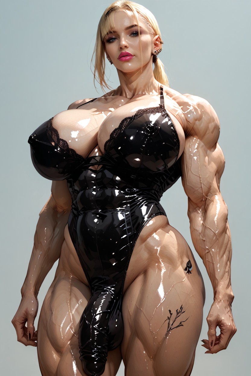 Cock Bulge, Abs, Huge Biceps Porno IA transsexuelle
