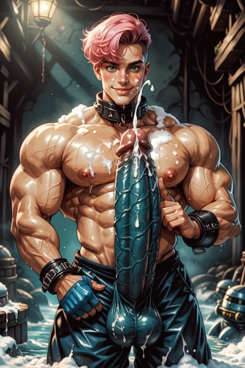 Soaked, Pulpy Lips, Veiny Body AI Gay Porn