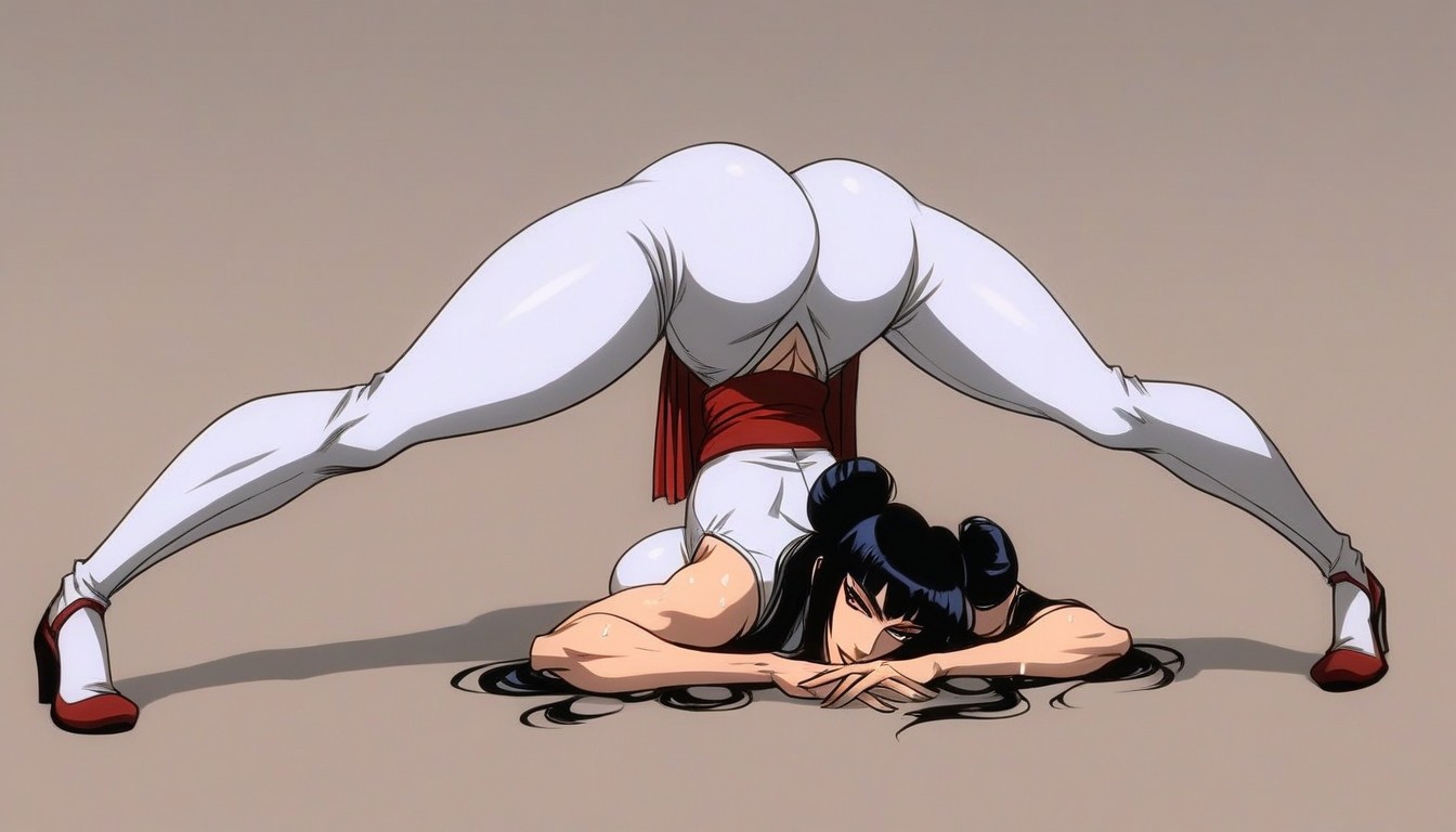 Behind, Hakama Pants, High Resolution Hentai AI Porn