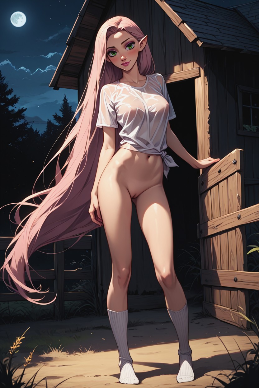 25+, Green Eyes, Hat Hentai AI Porn
