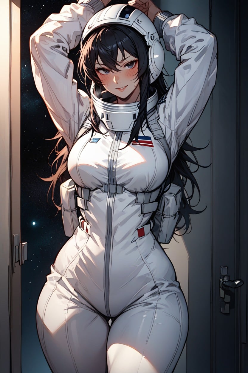 Wide Hips, Solo Female, Medium Breasts Hentai AI Porn