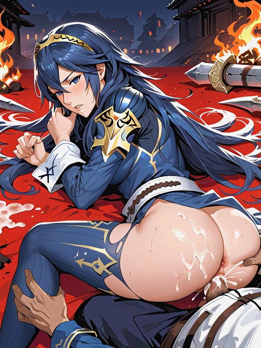 Grin Homeless Man, Night, Empty Eyes Hentai AI Porn