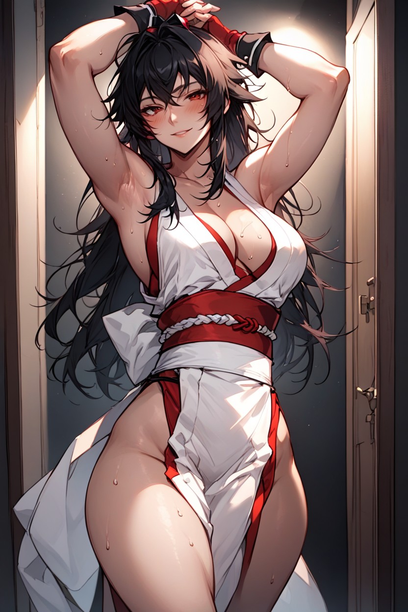 Bare Legs, Looking At Viewer, Bare Things Hentai AI Porn