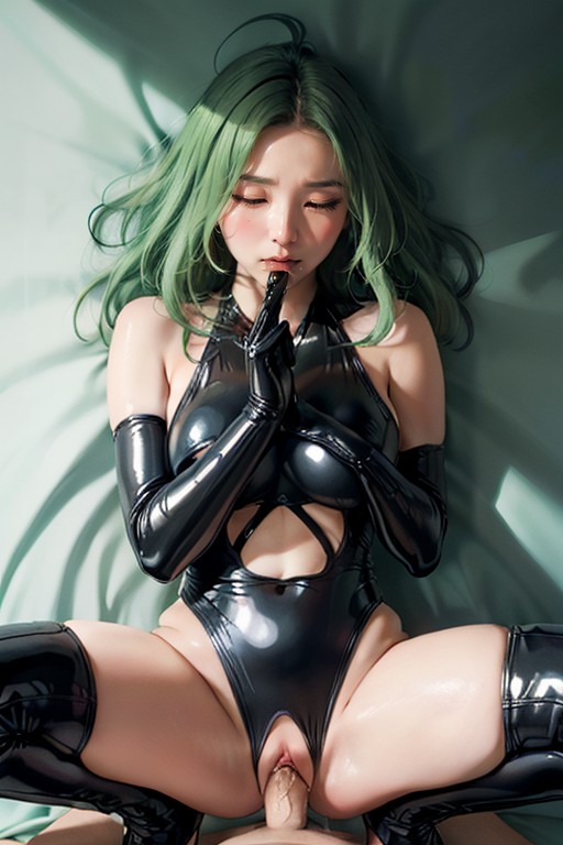 Japanese Idol Face, Cold Intimidating Expression, Femenino Porno asiático IA