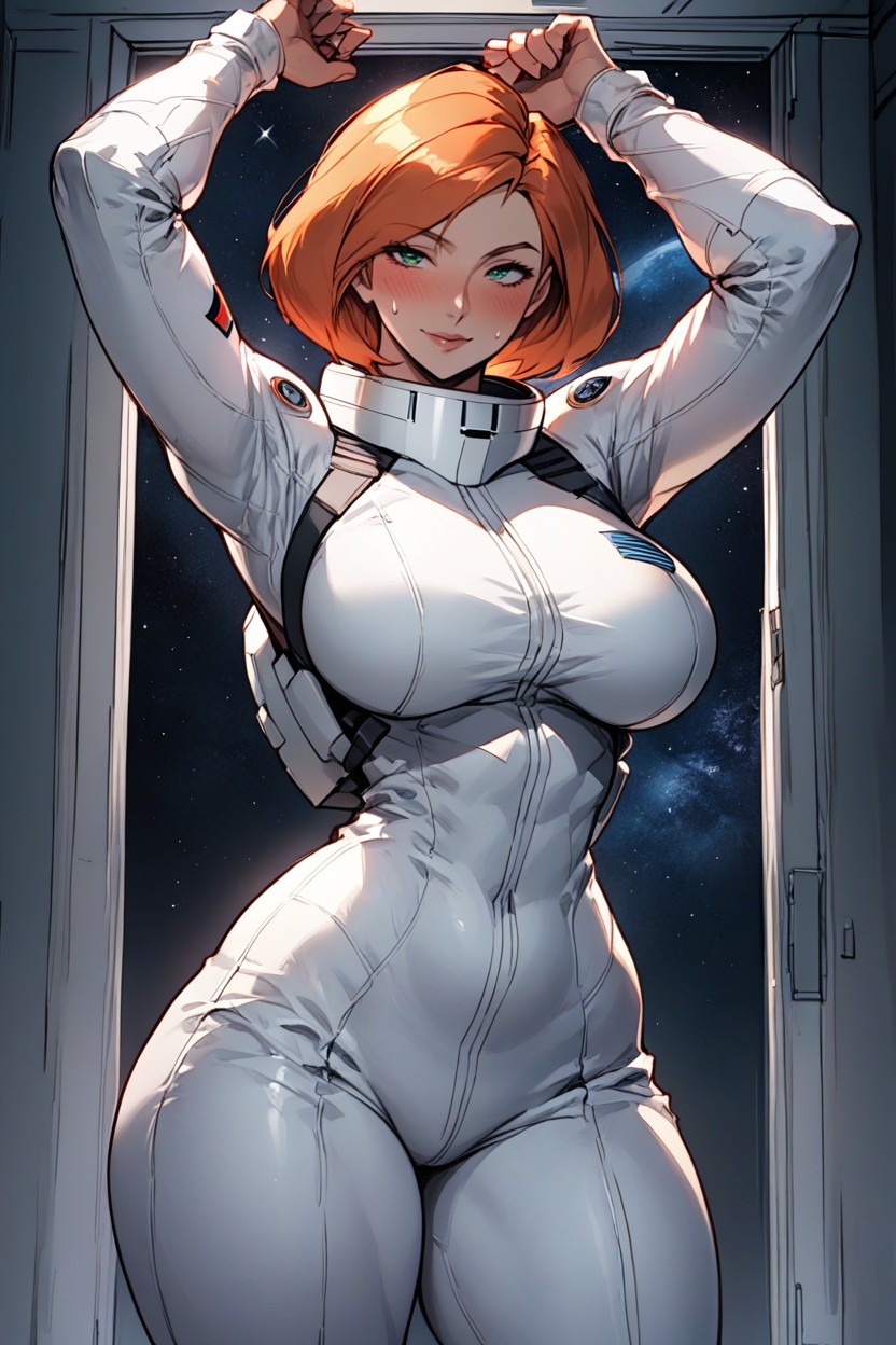 Cleavage, Blush, Standing Hentai AI Porn