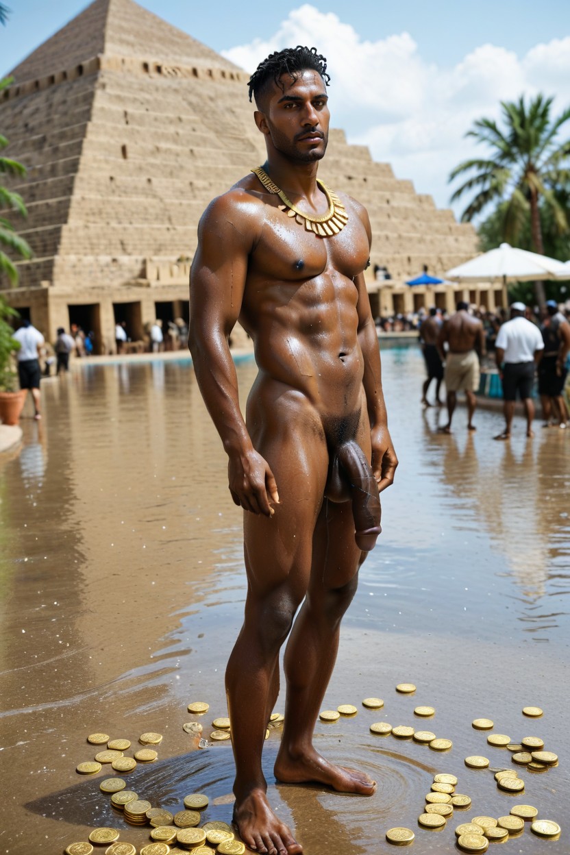 Full Body, Gold Bricks, 18+ AI Gay Porn