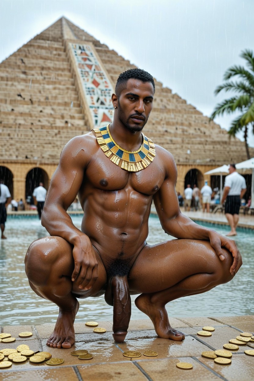 Naked, Body, Whole Body AI Gay Porn