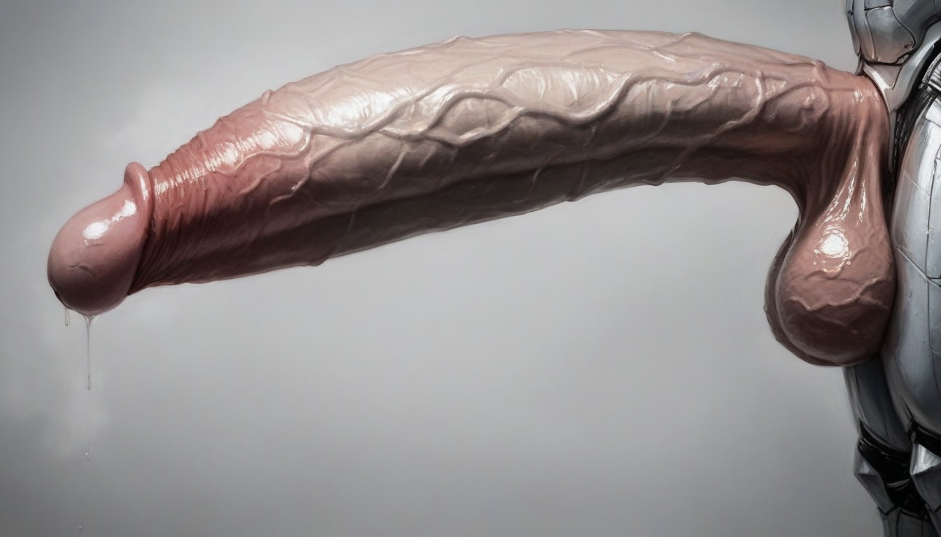 Extreme Veiny Giant Penis, Hyper Massive Veiny Torpedo Penis In Focus, Fat AI Porn