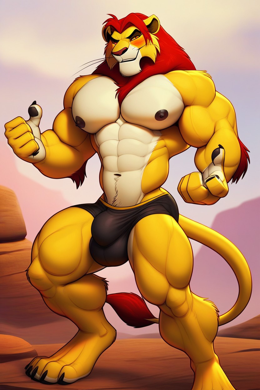 Detailed, Big Balls, 25+ Furry AI Porn