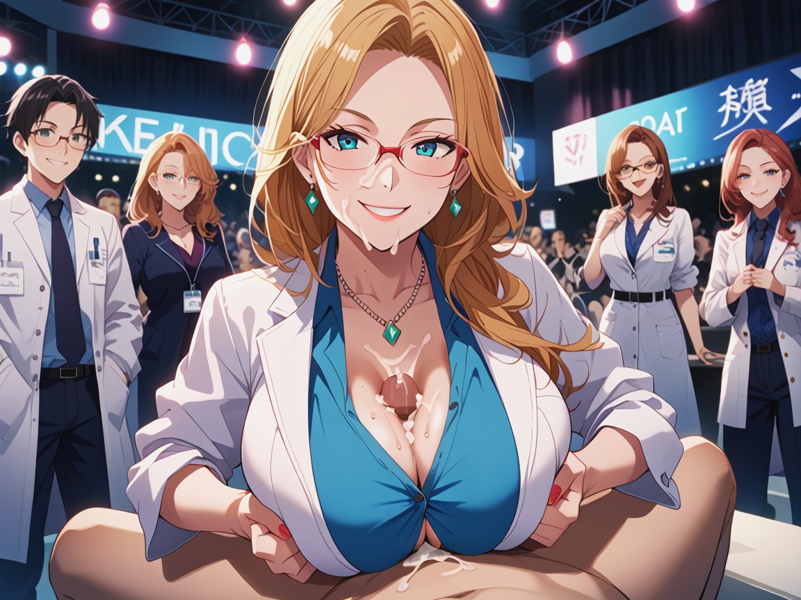 Sweaty, Necklace, Smirk AI Porn