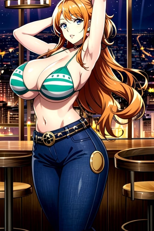 Big Breasts, Nami (one Piece), Blue Eyes Hentai AI Porn