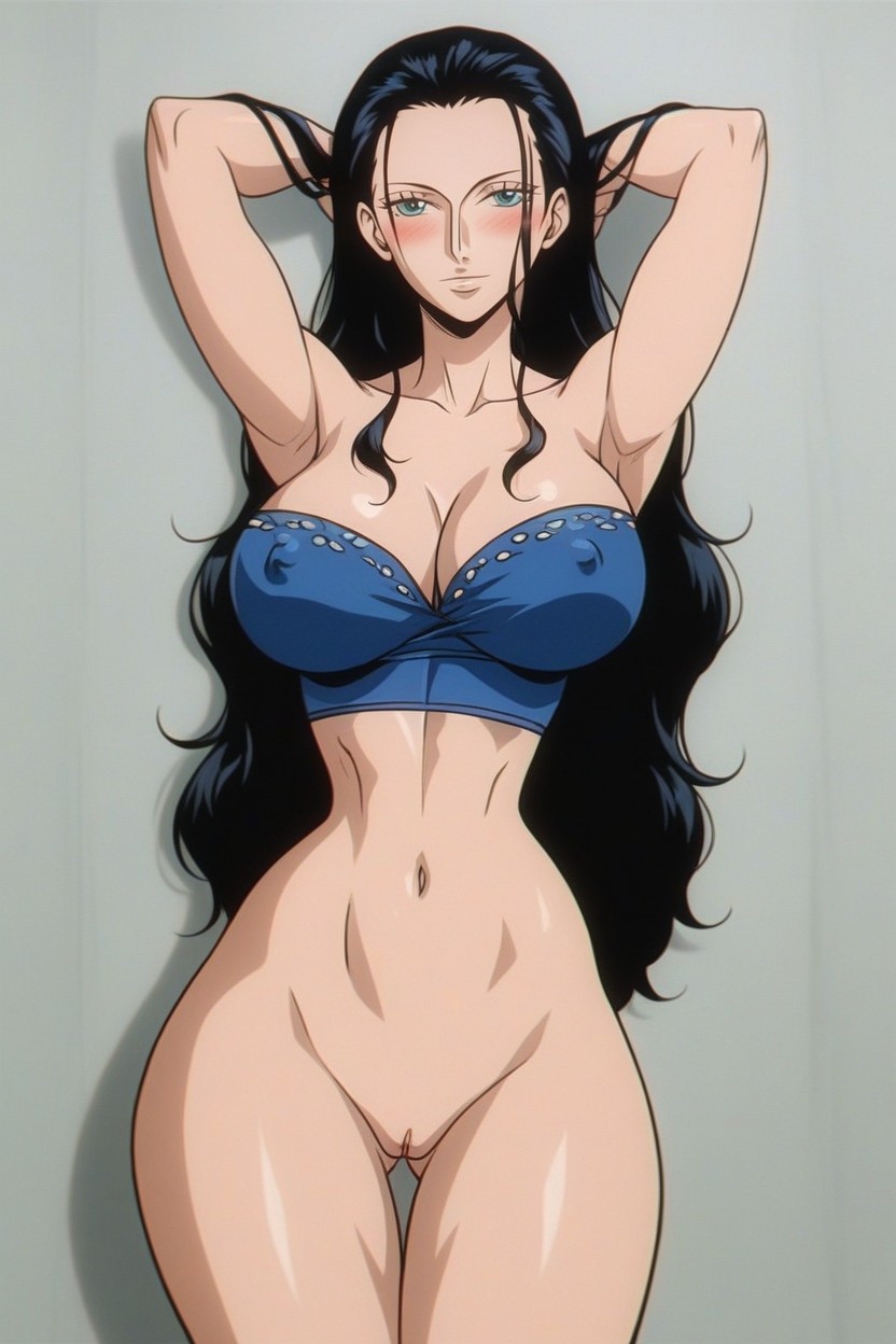 Curvy Body, Waist Shot, Bedroom Hentai AI Porn