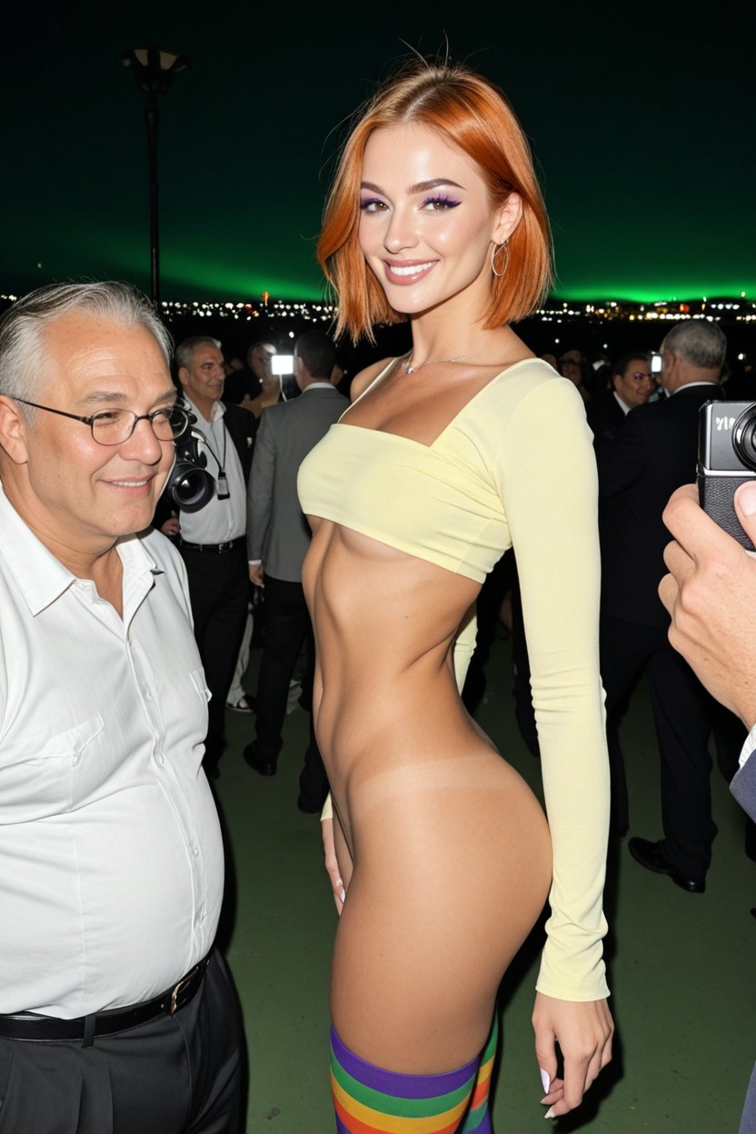 Shaved Pussy, Straight, Full Body AI Porn
