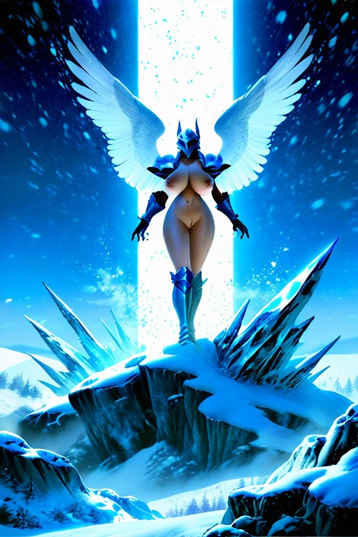 Nude, Diamond Kights Armor, One Naked Fox Hentai AI Porn