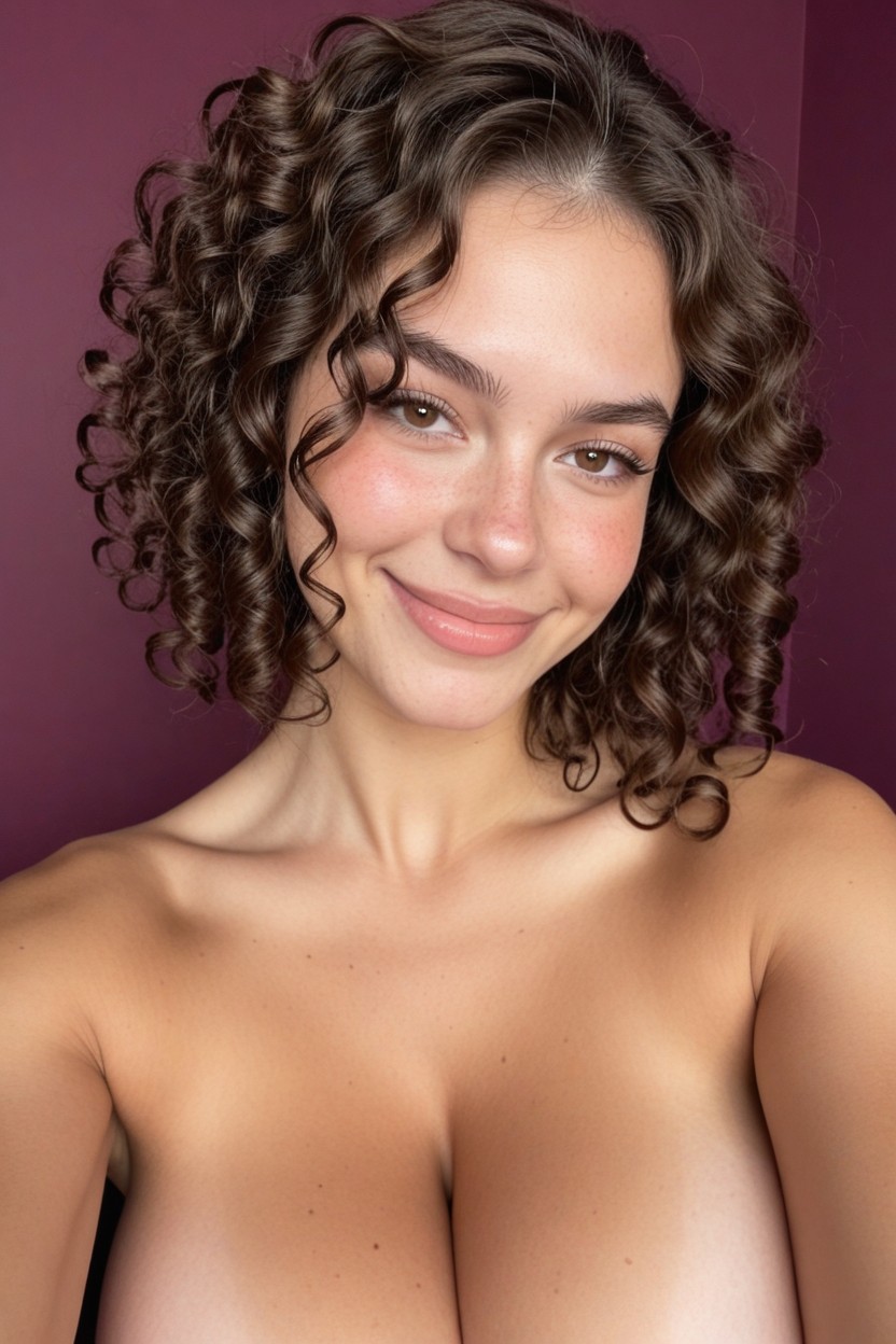 Hair Strands, Selfie, Side View AI Porn