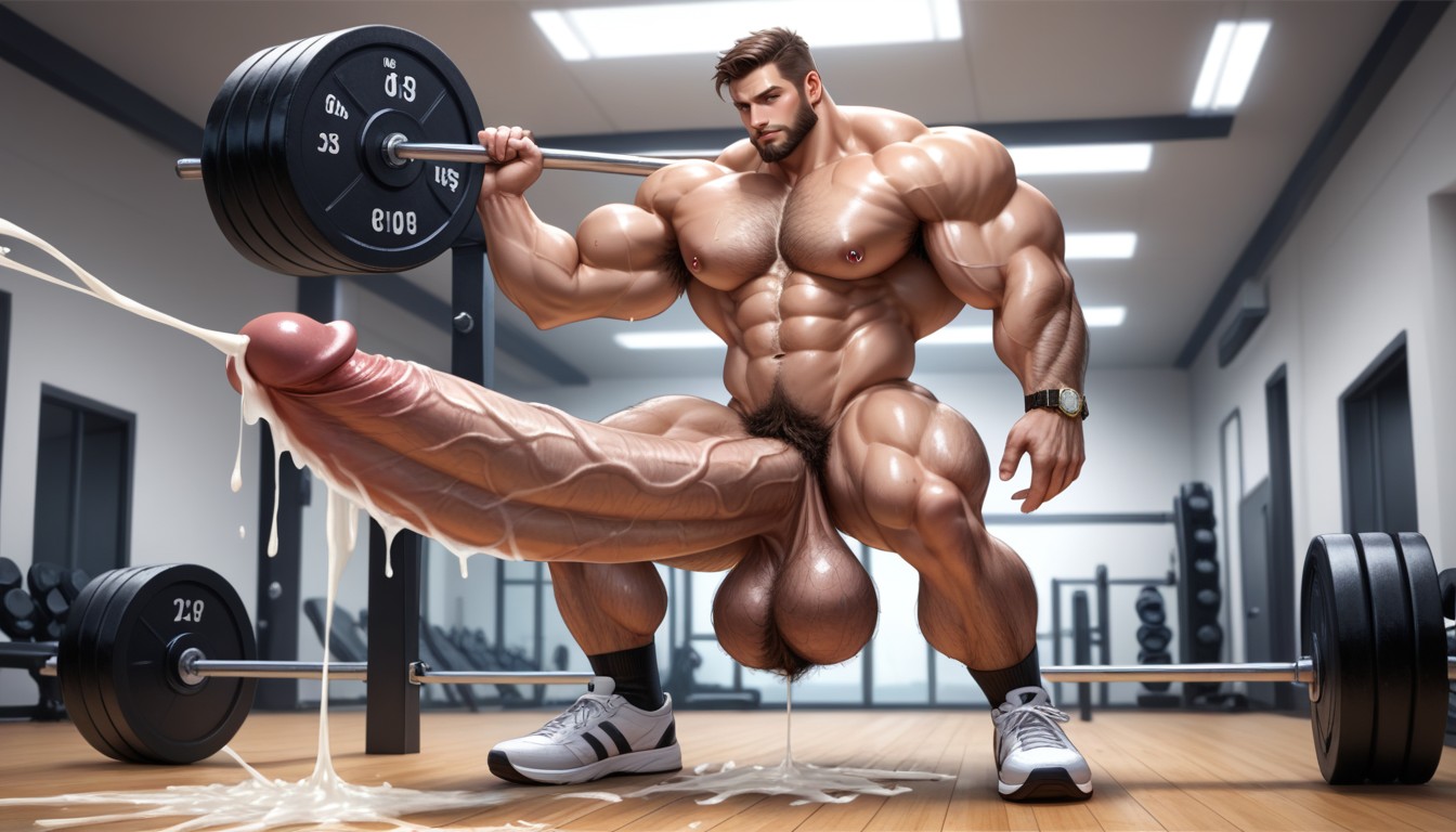 Balls Too Big, Cum On Socks, Standing AI Gay Porn
