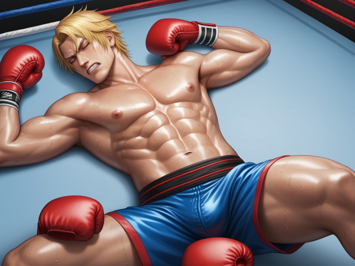 Defeated, Struggling, Topless AI Gay Porn