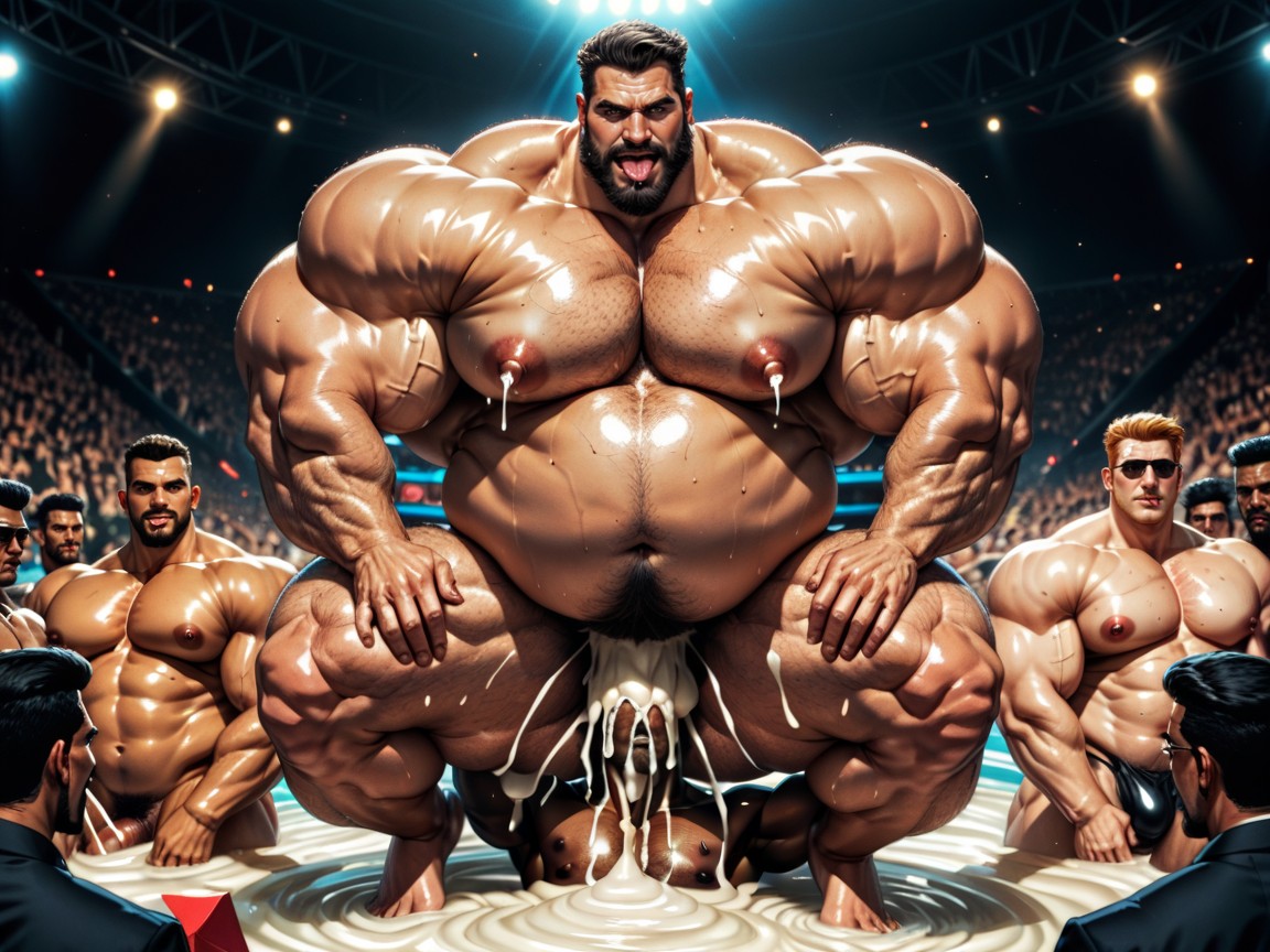 Massive Ass, Cuerpo Completo, Sweaty Porno gay IA