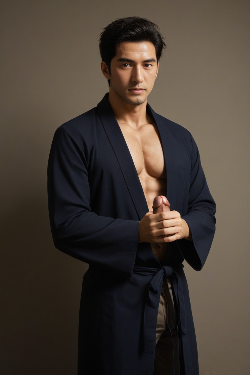 胸肌明顯, 腹肌明顯, 胸肌明顯 AI Gay Porn