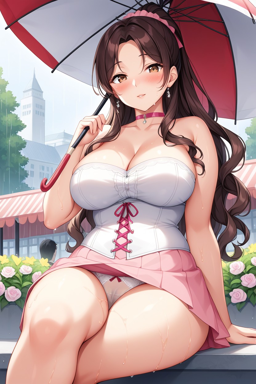 De Abajo Hacia Arriba, Bbw, Mini Falda Hentai IA