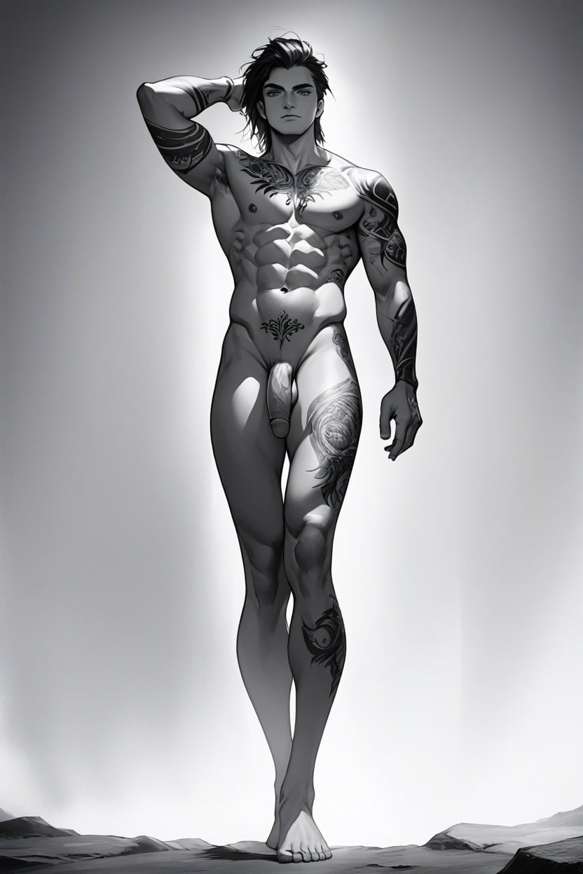 Realistic Style, Soft Shadows, High Contrast Hentai AI Porn