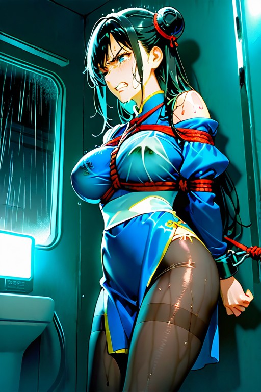 Teary Eyes, Sad, Medium Breast Hentai AI Porn