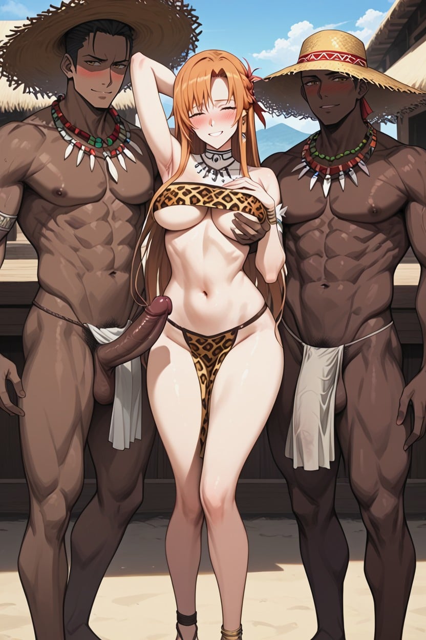 Naked Men Are Smiling, 25+, Harrased Women AI Porn