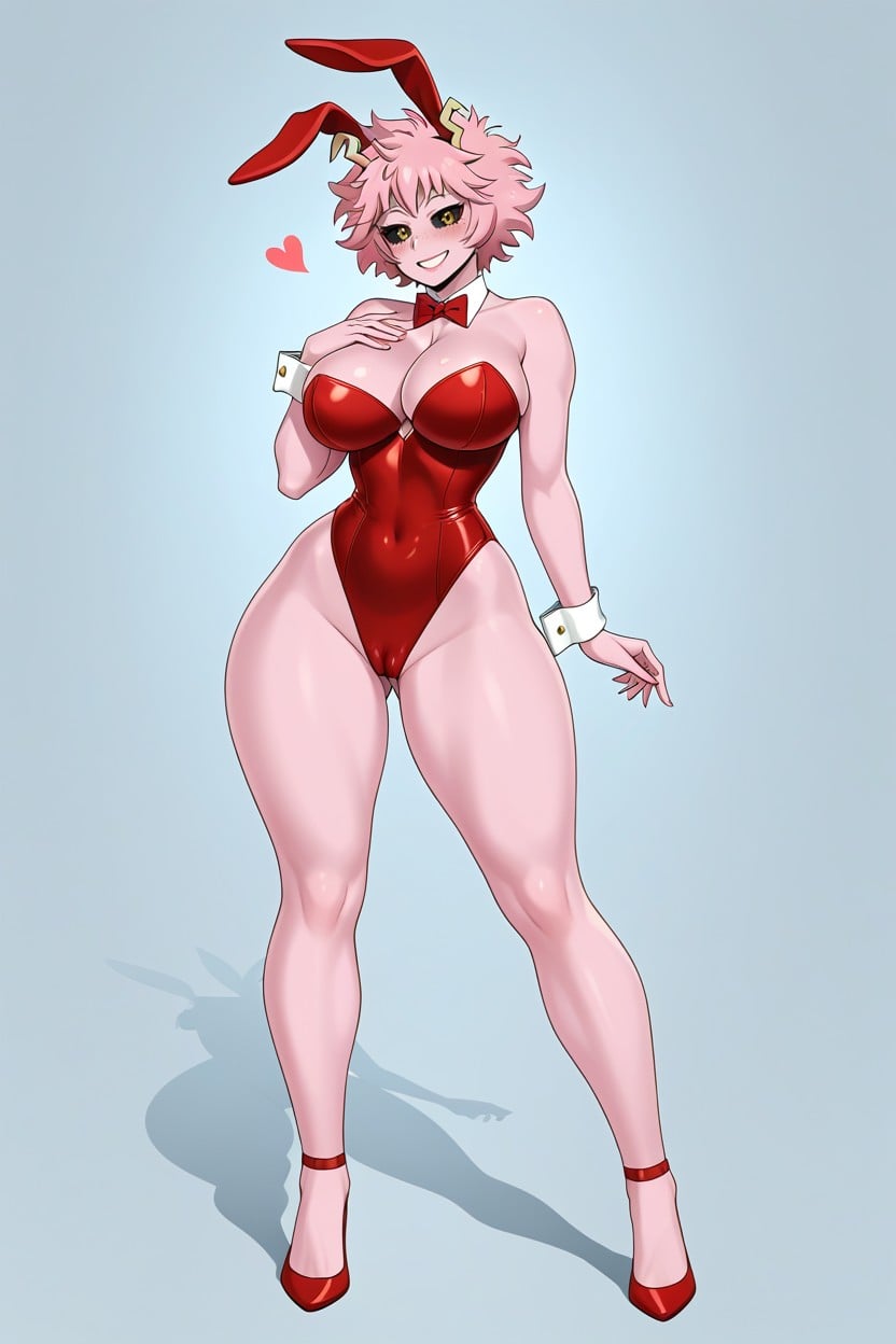 Bare Thights, Pink Skin, Oversized Vulva Hentai AI Porn