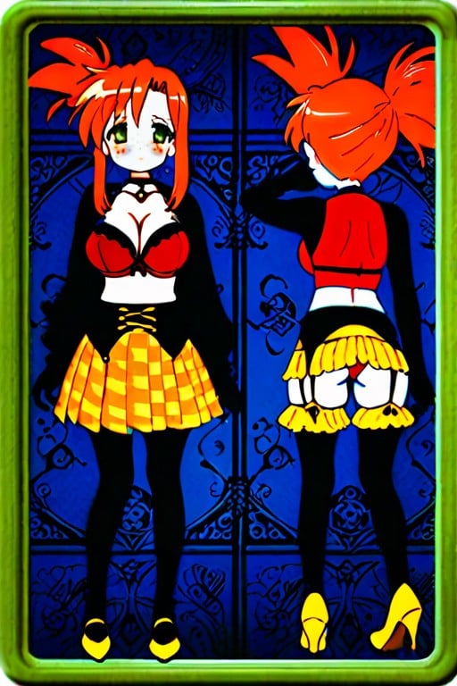 Misty From Pocket Monsters, Viso Traseira, Wearing Pleated Yellow Skirt AI Porn